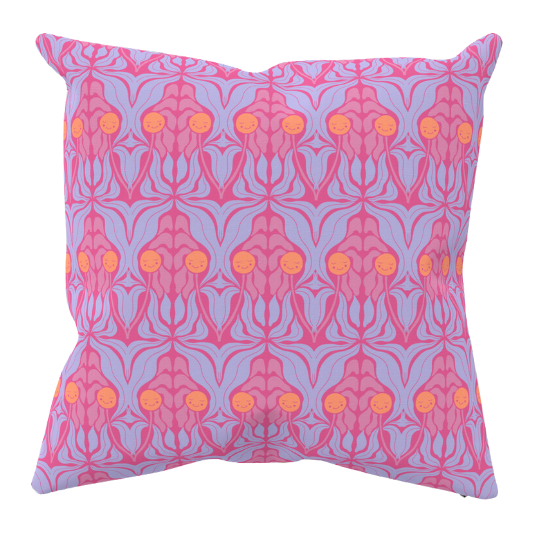 happy funk throw pillows+covers