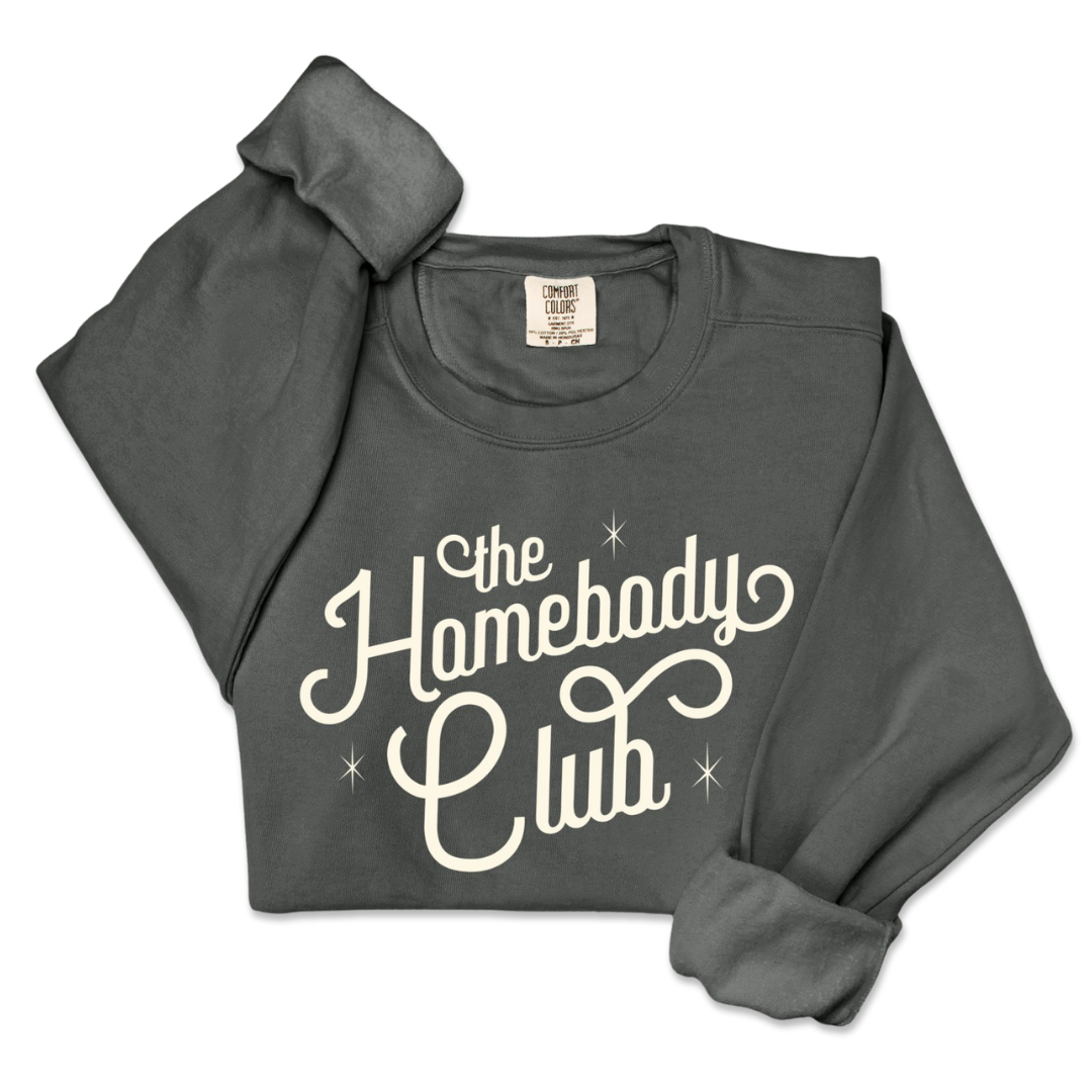 homebody club vintage crewneck sweatshirt