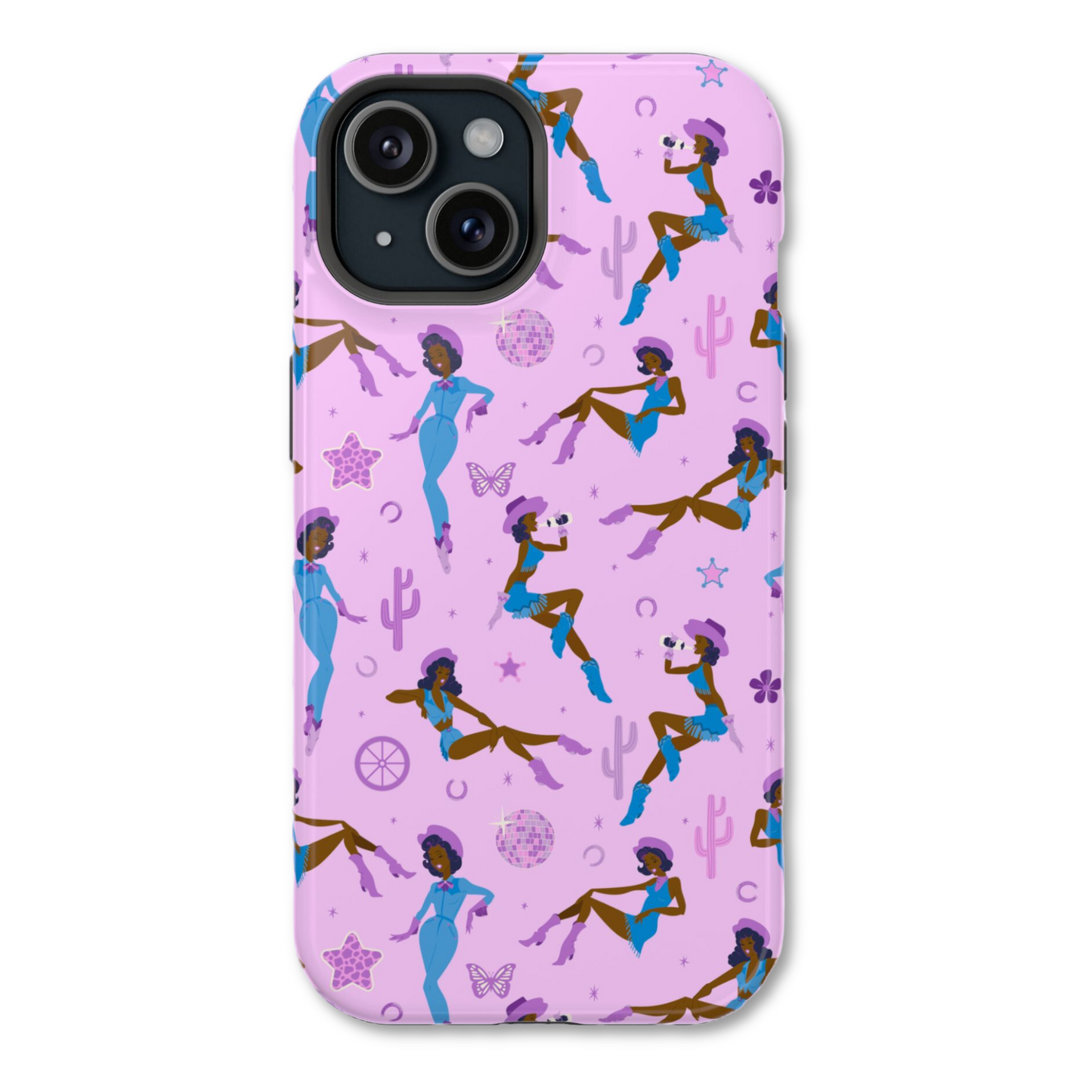 cowgirl glitz magsafe tough phone case
