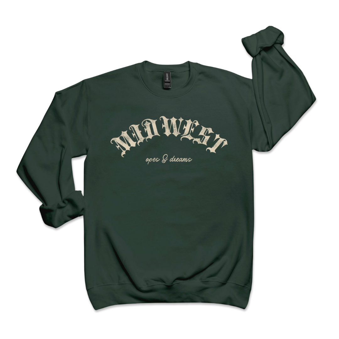 midwestern gothic classic crewneck sweatshirt