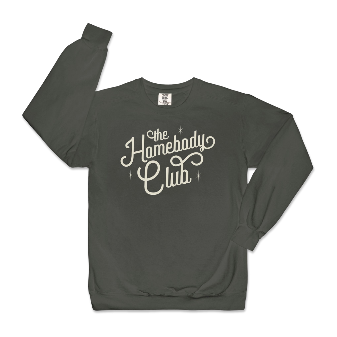 homebody club vintage crewneck sweatshirt