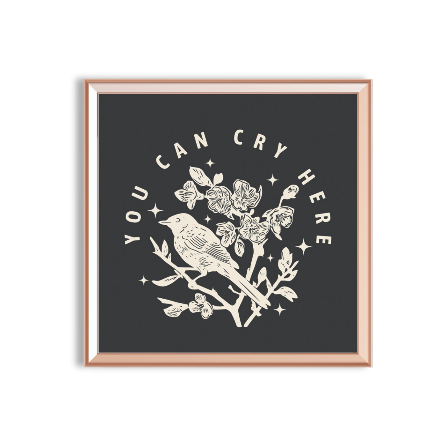 cry here 8x8 print