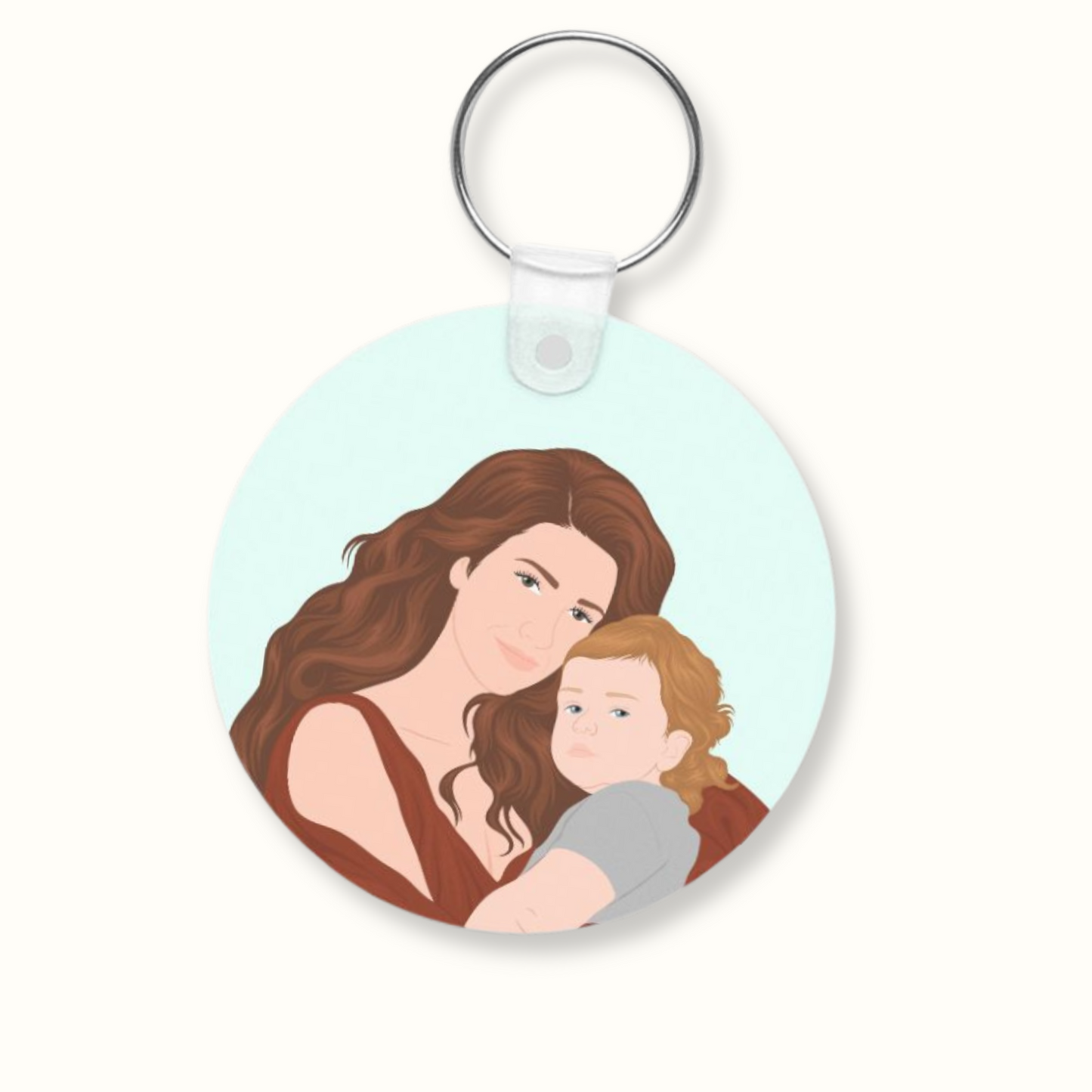add on - your portrait on a keychain