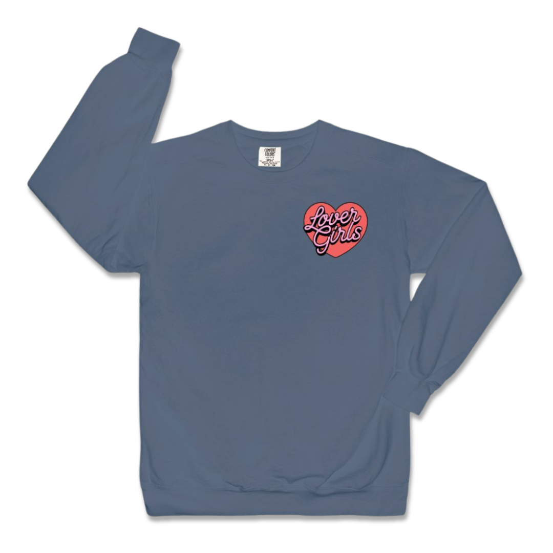 lover girls vintage crewneck sweatshirt