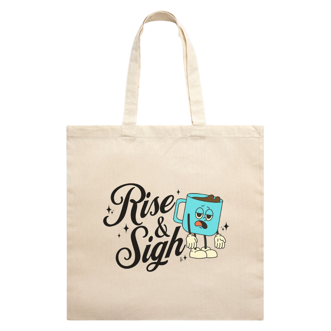 rise and sigh lightweight tote