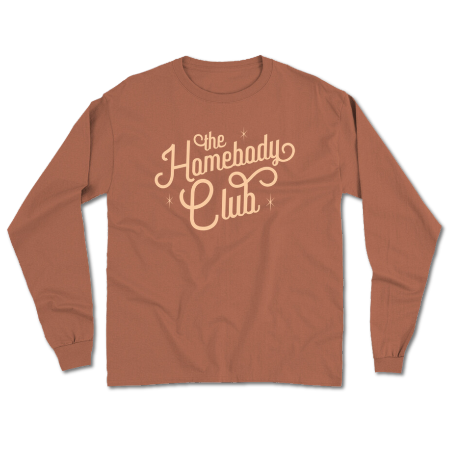homebody club long sleeved vintage graphic tee