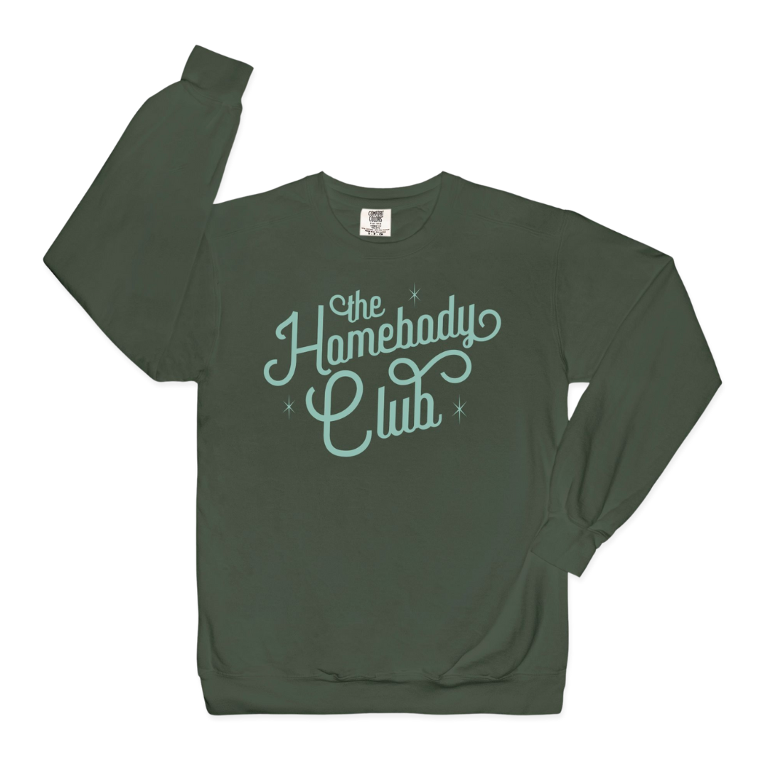 homebody club vintage crewneck sweatshirt