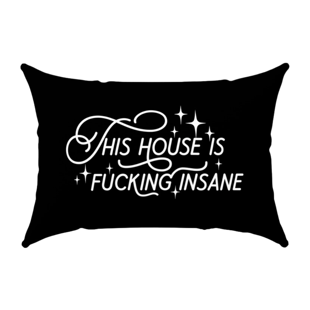 this house throw pillow