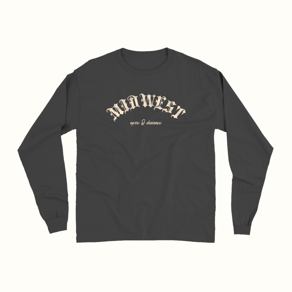 midwestern gothic long-sleeved vintage tee