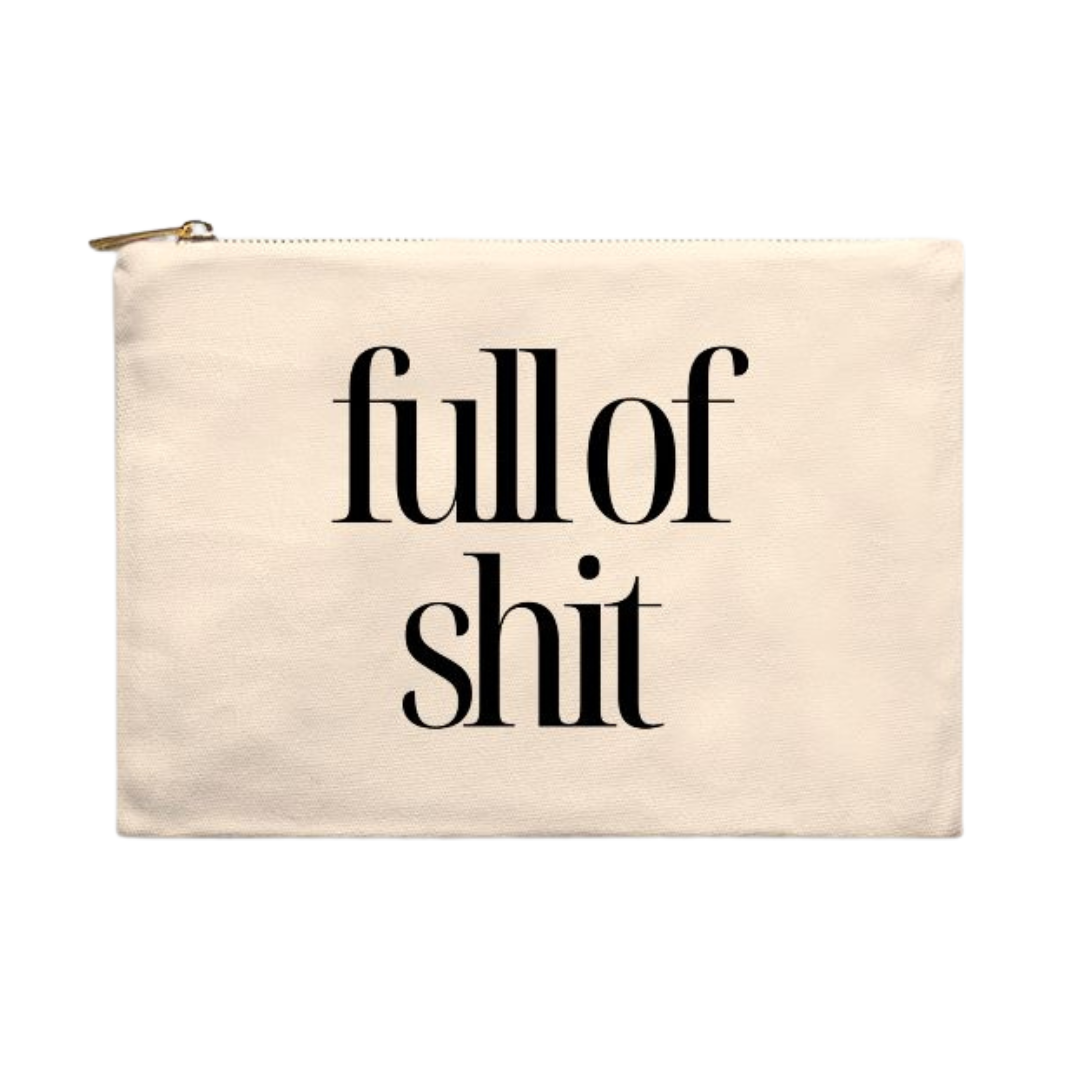 full of shit flat pouch