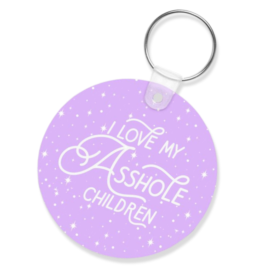 i love my children keychain