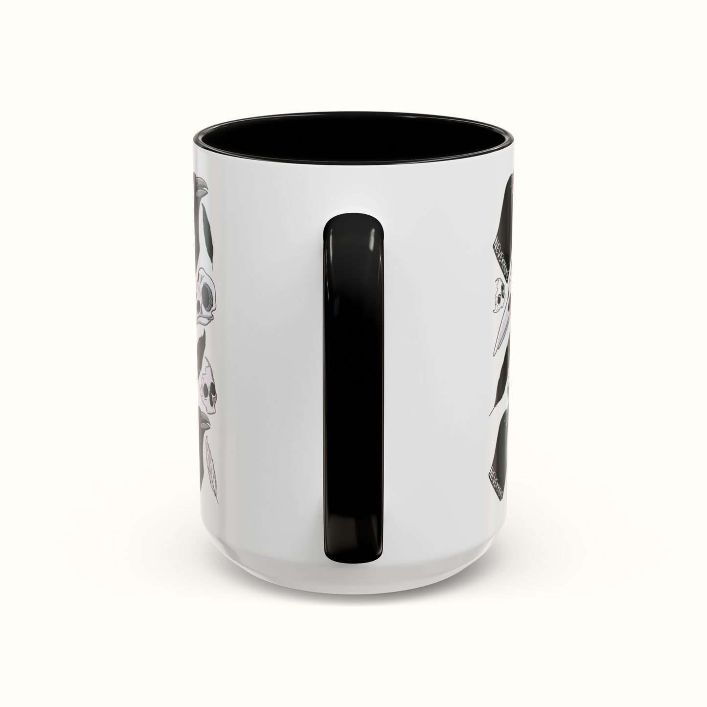 nevermore edgar allan poe 15oz ceramic deluxe mug