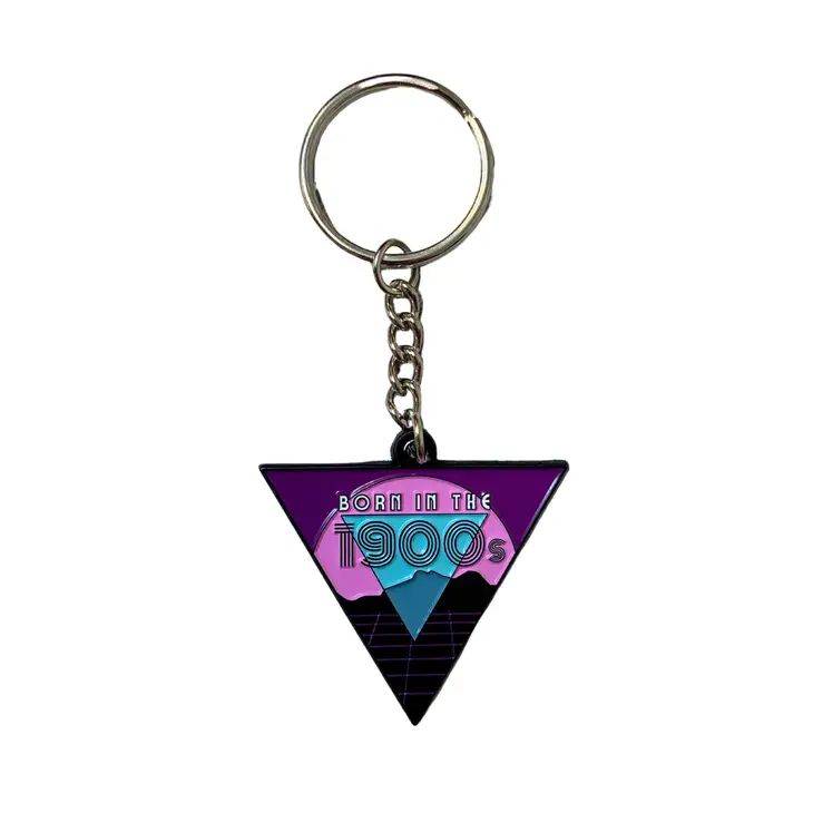 Born in the 1900s π΄ πΆ Enamel Keychain Millennial Gen X