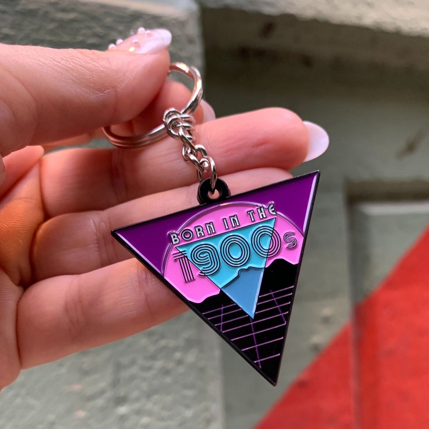 Born in the 1900s π΄ πΆ Enamel Keychain Millennial Gen X