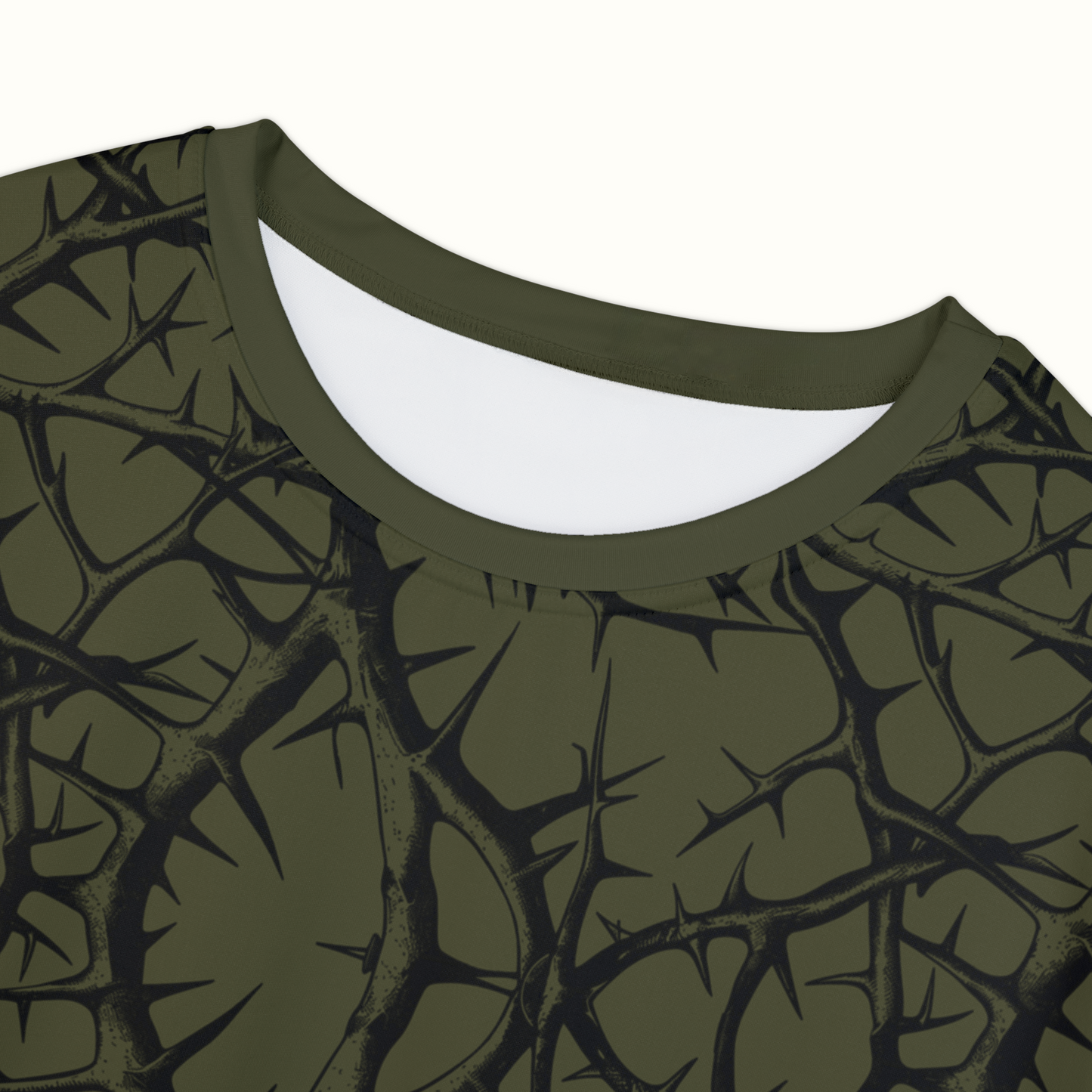 thorn prick patterned tee