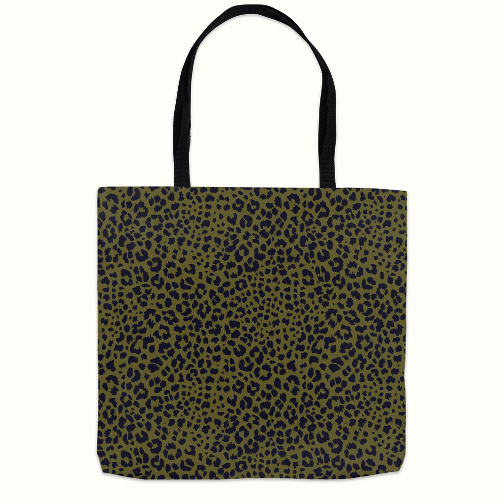 olive cheetah everywhere tote