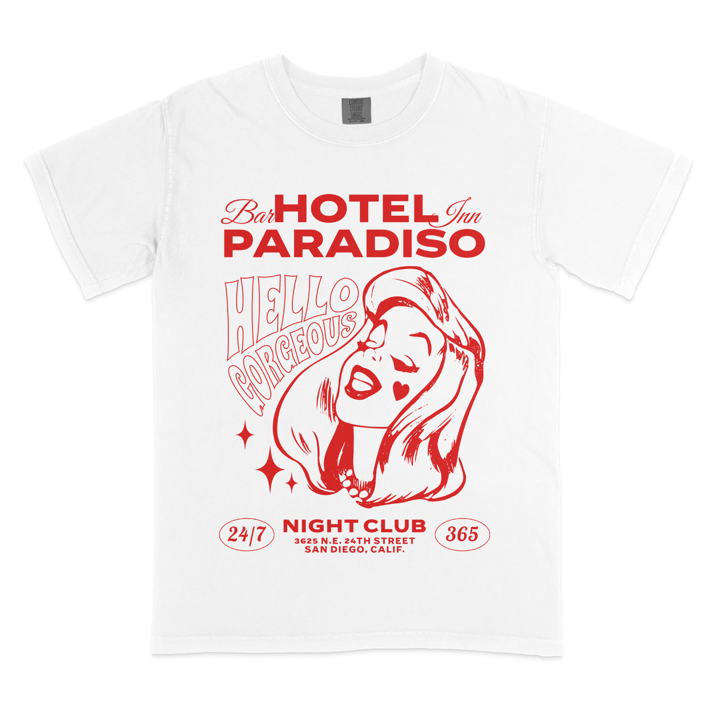 hotel paradiso vintage graphic tee