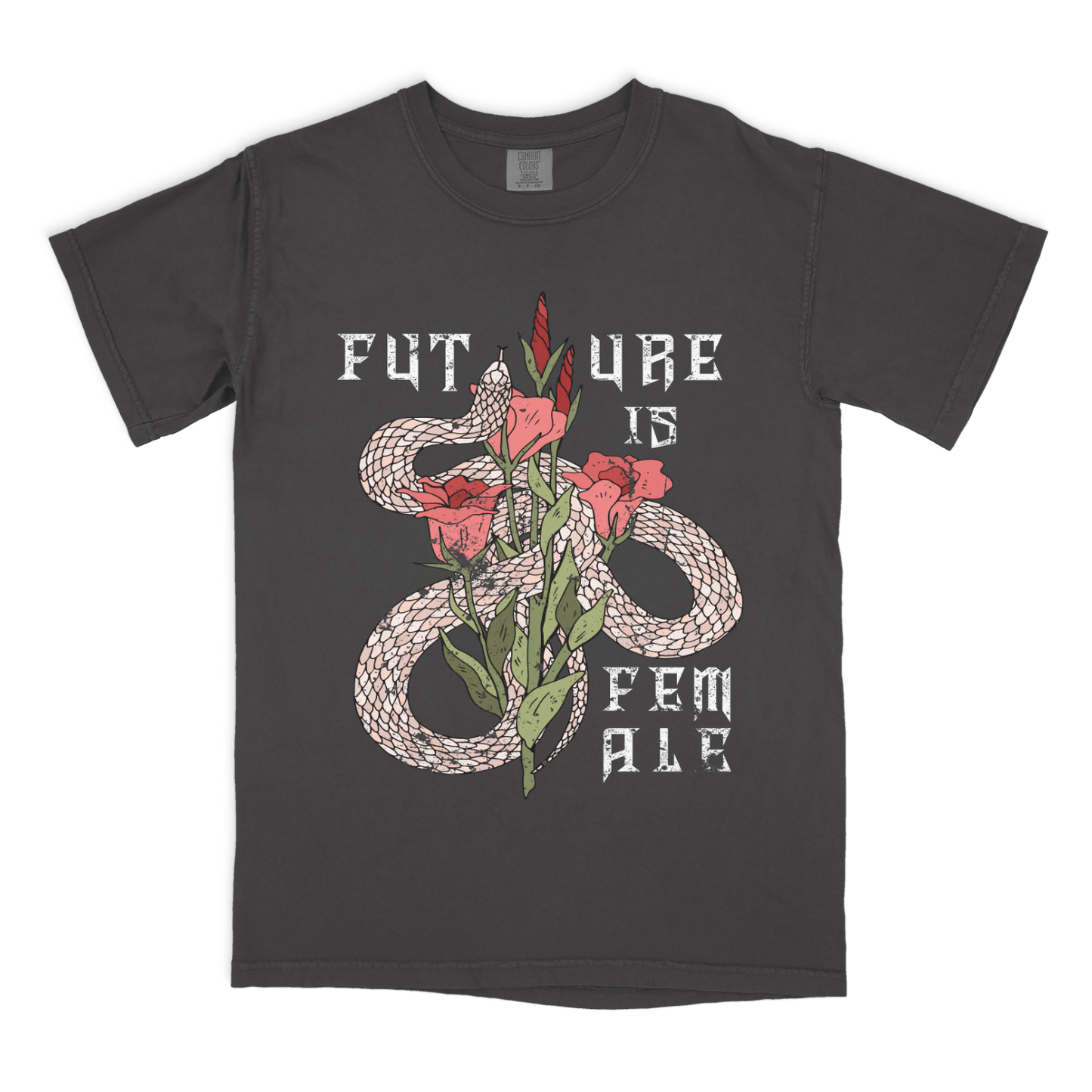 future is female vintage graphic tee