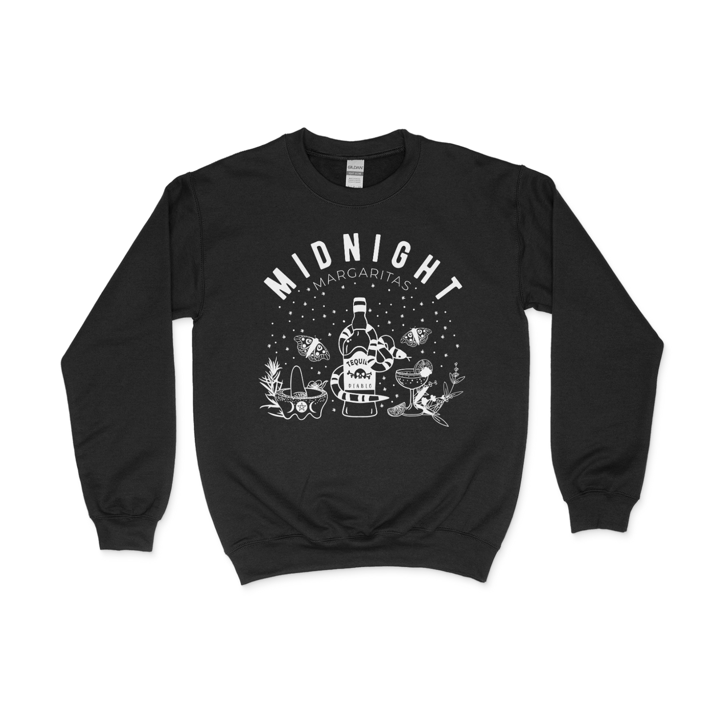 midnight margaritas classic crewneck sweatshirt