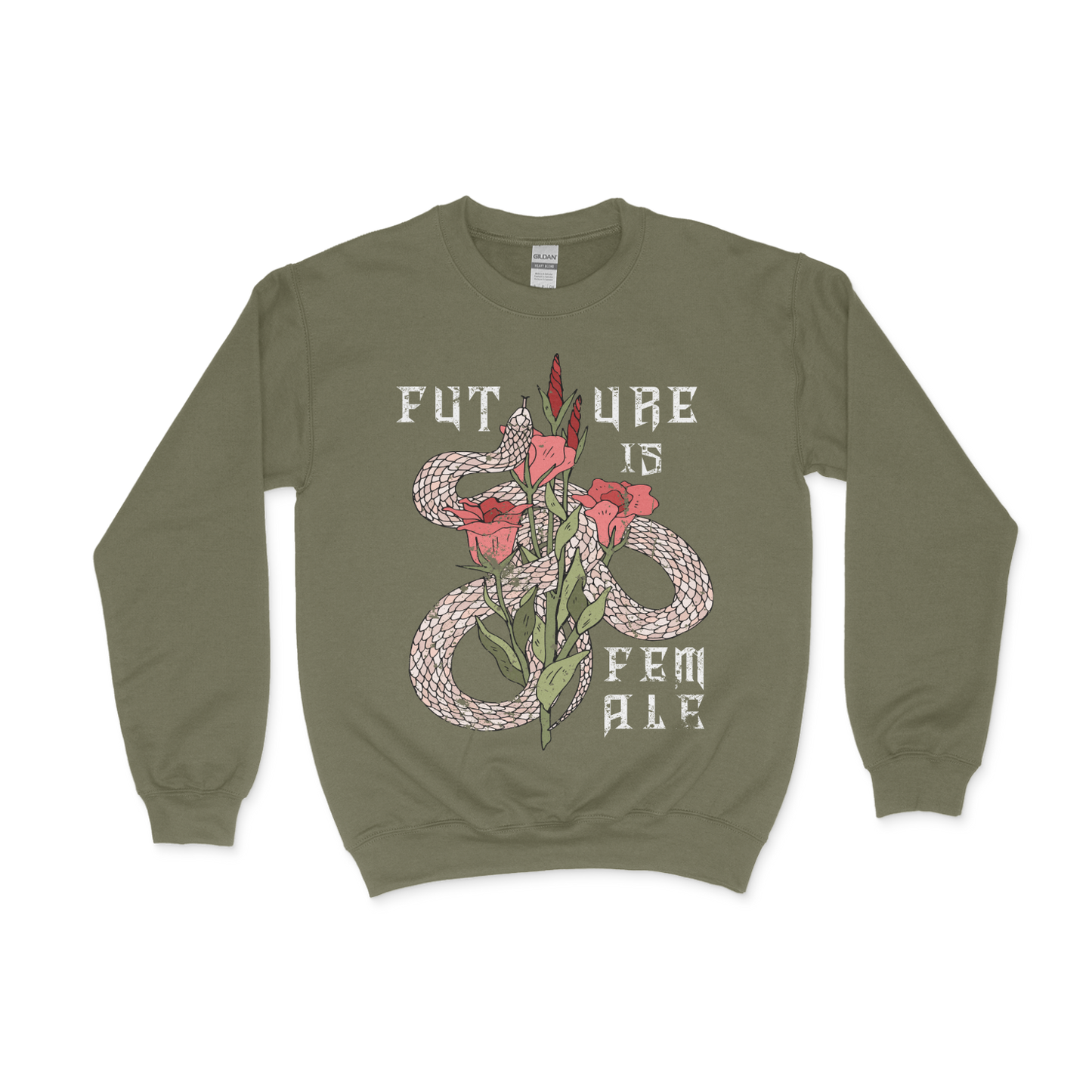 future is female classic crewneck sweatshirt