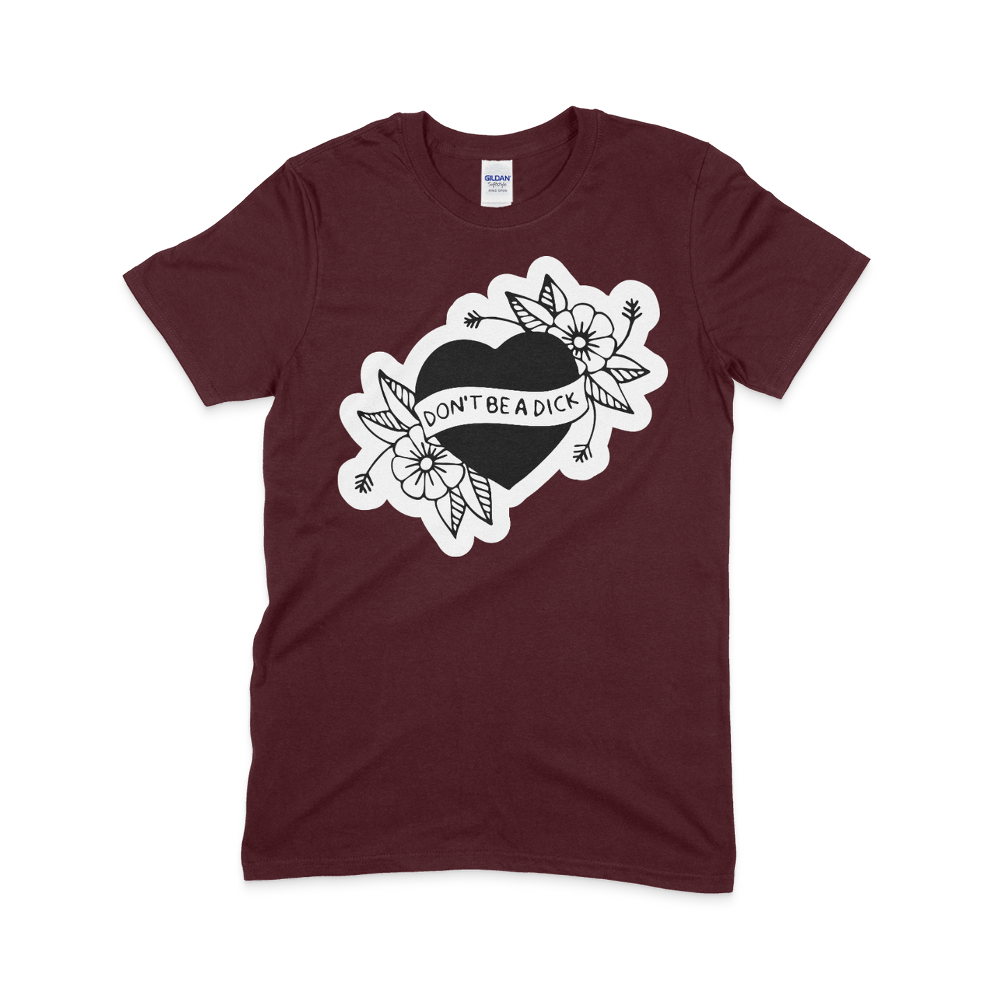 don't be a dick classic graphic tee