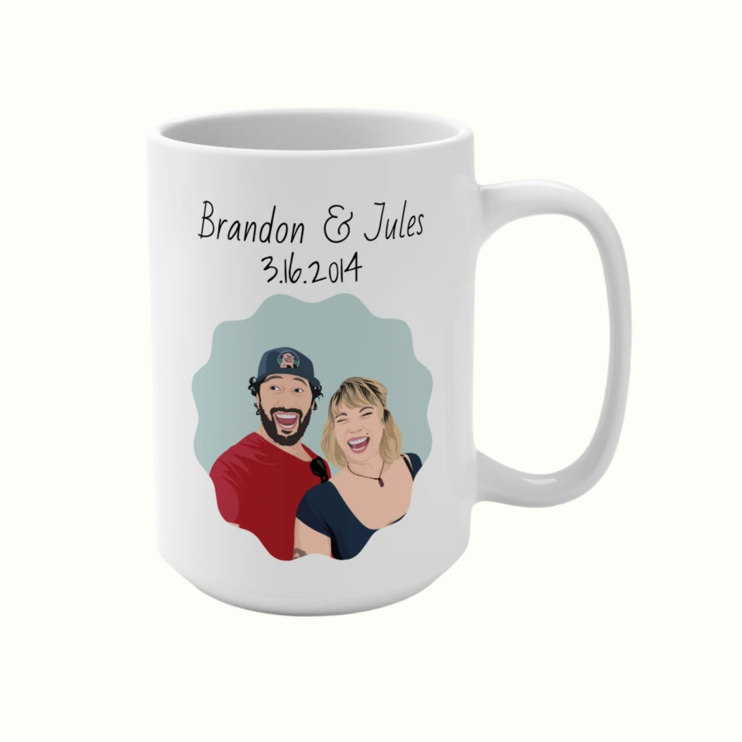 add on - your portrait on a mug