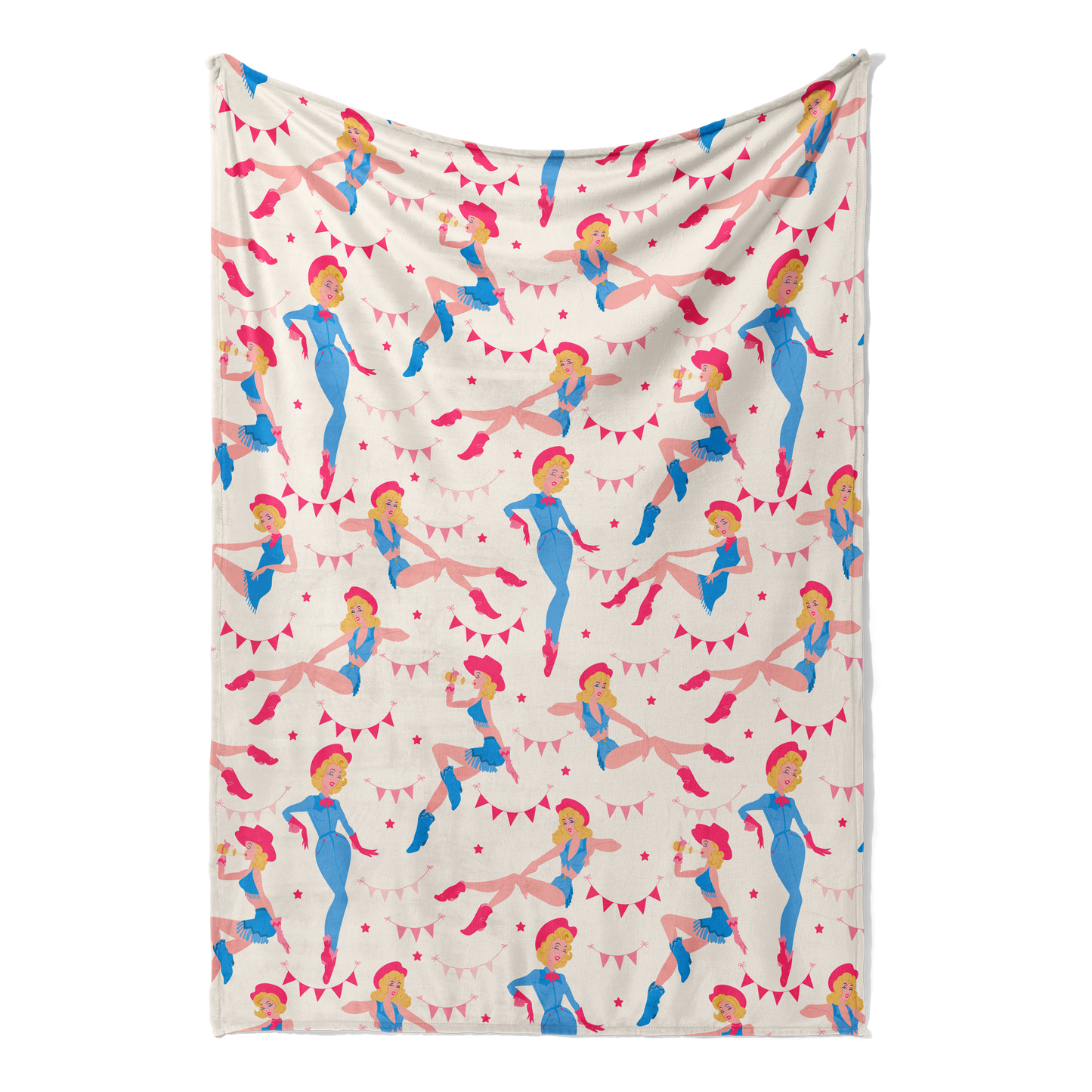 howdy boys minky throw