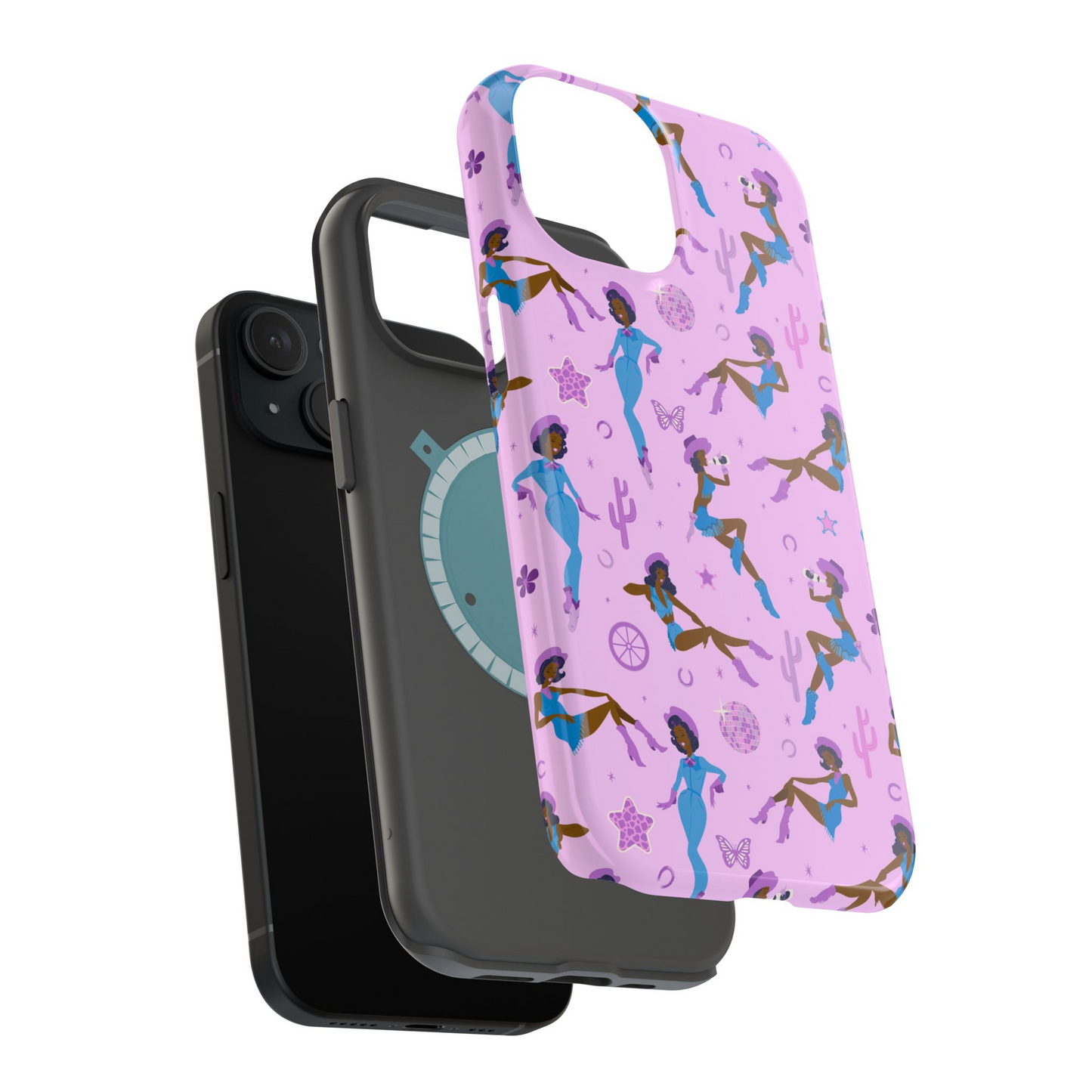 cowgirl glitz magsafe tough phone case