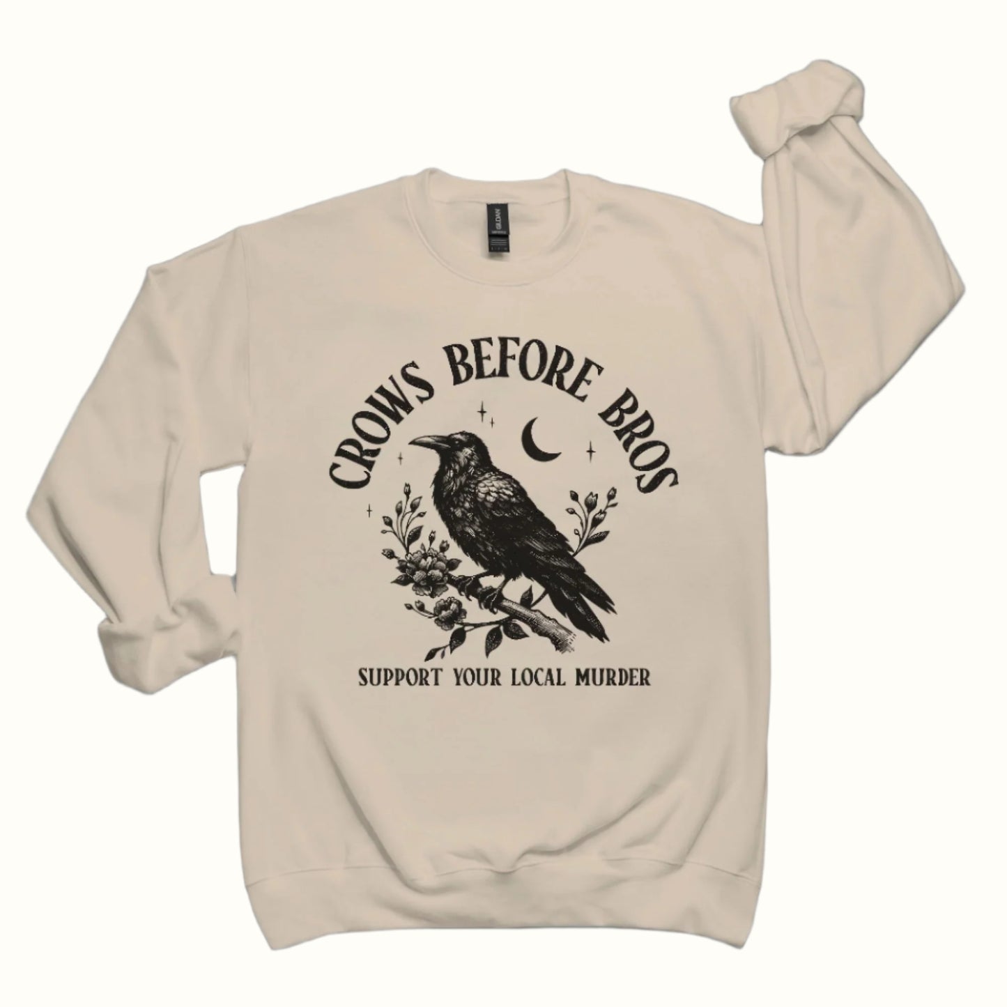 crows before bros classic crewneck sweatshirt