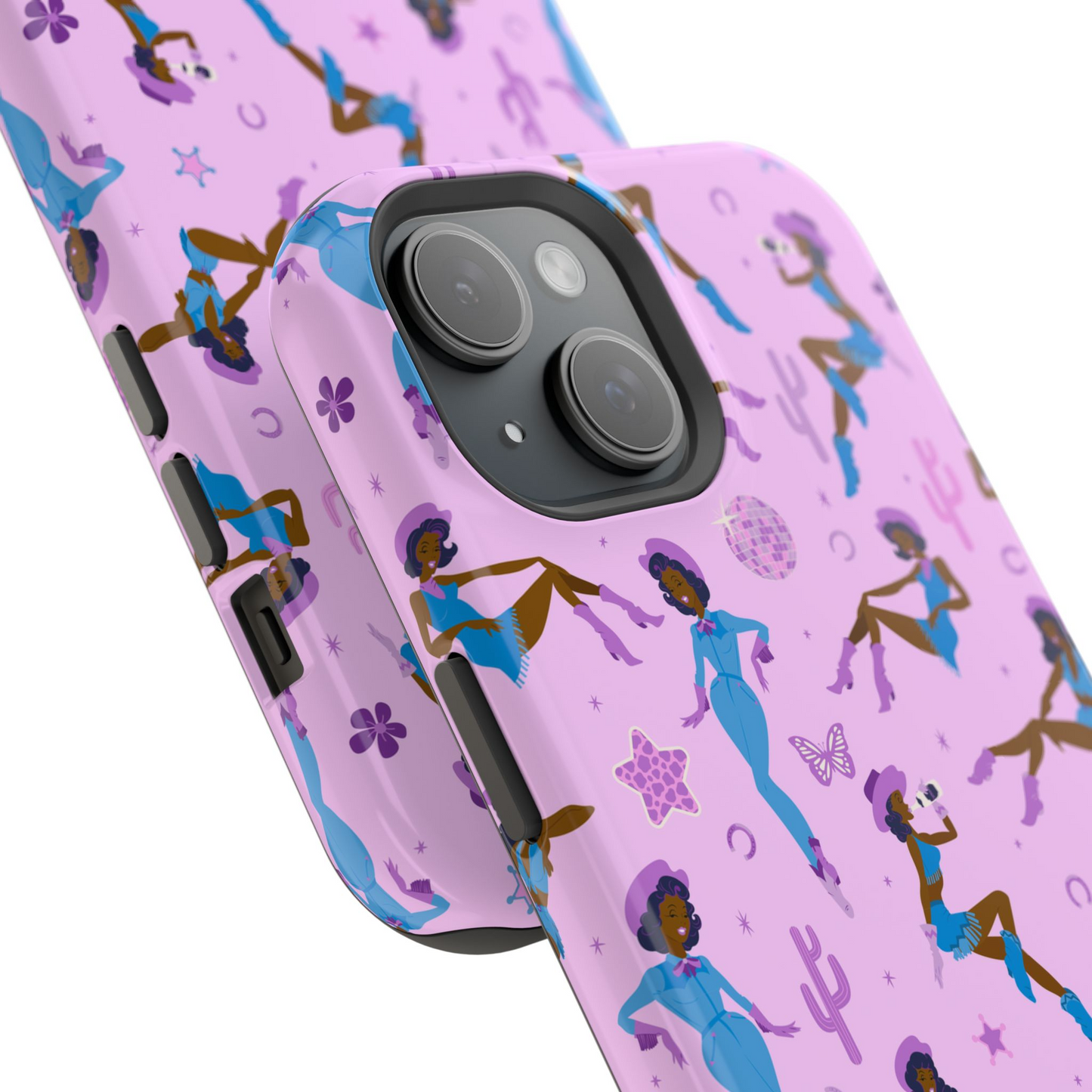 cowgirl glitz magsafe tough phone case