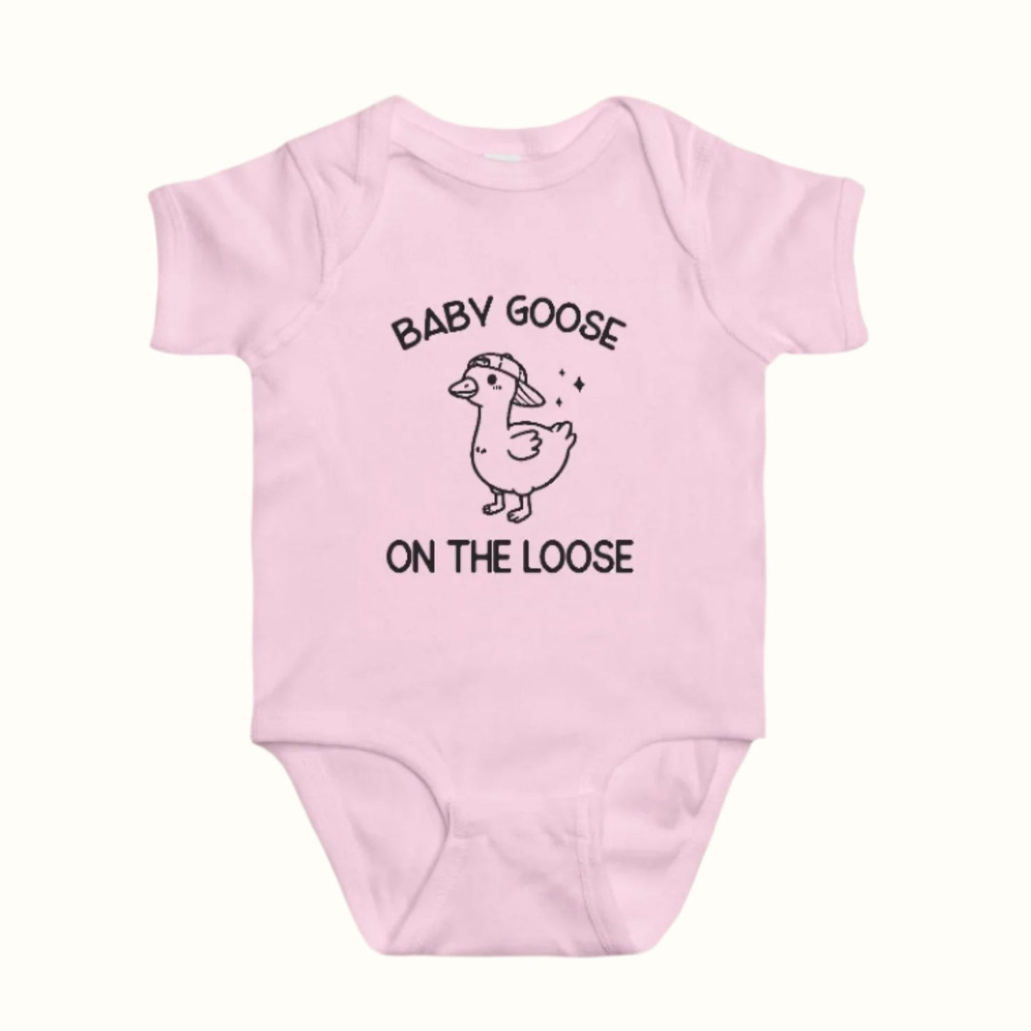 silly goose baby bodysuit