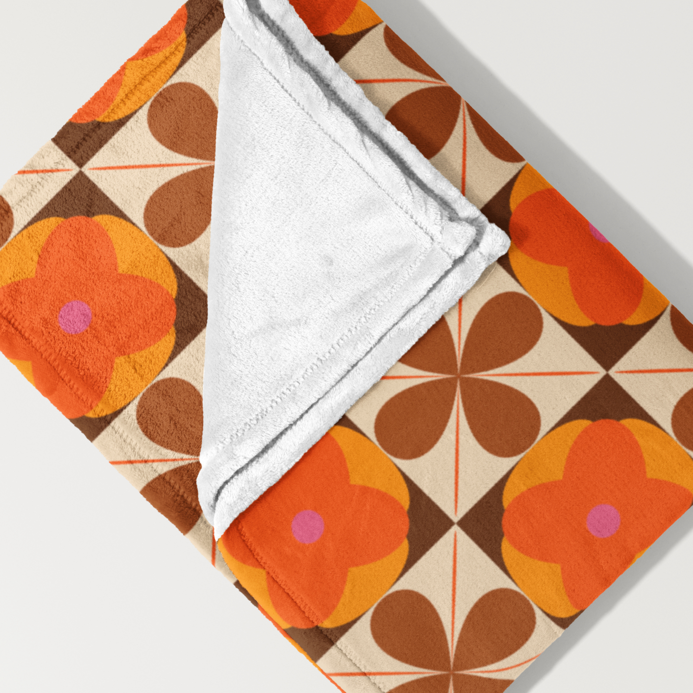 time traveler minky throw blanket