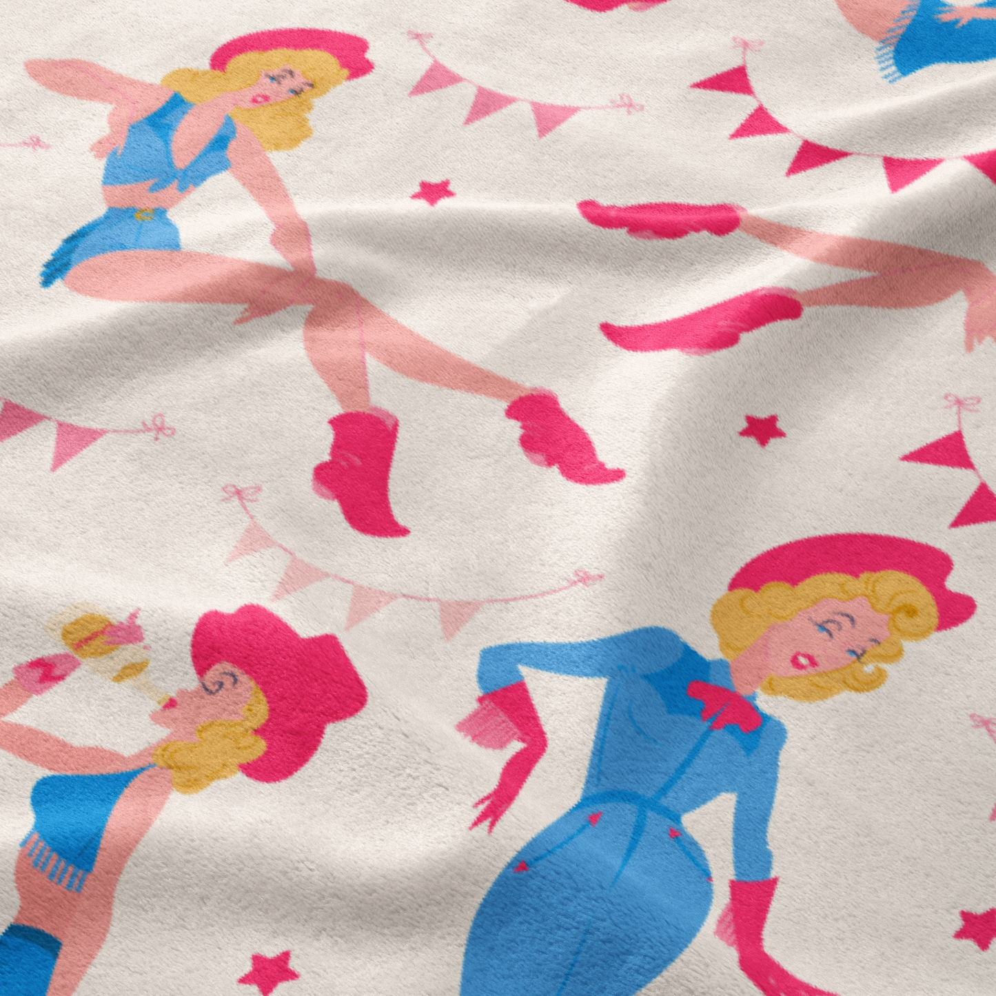 howdy boys minky throw