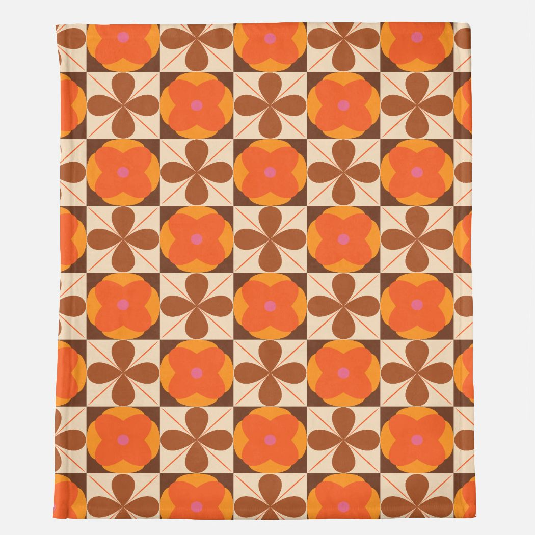 time traveler minky throw blanket