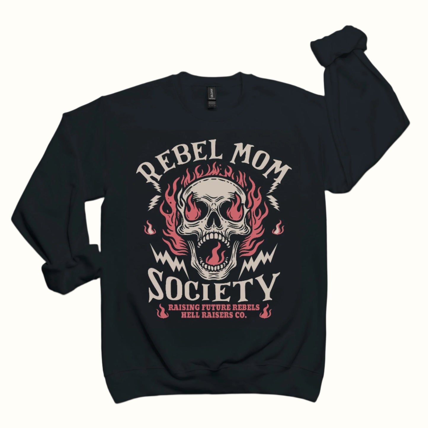 rebel mom classic crewneck sweatshirt