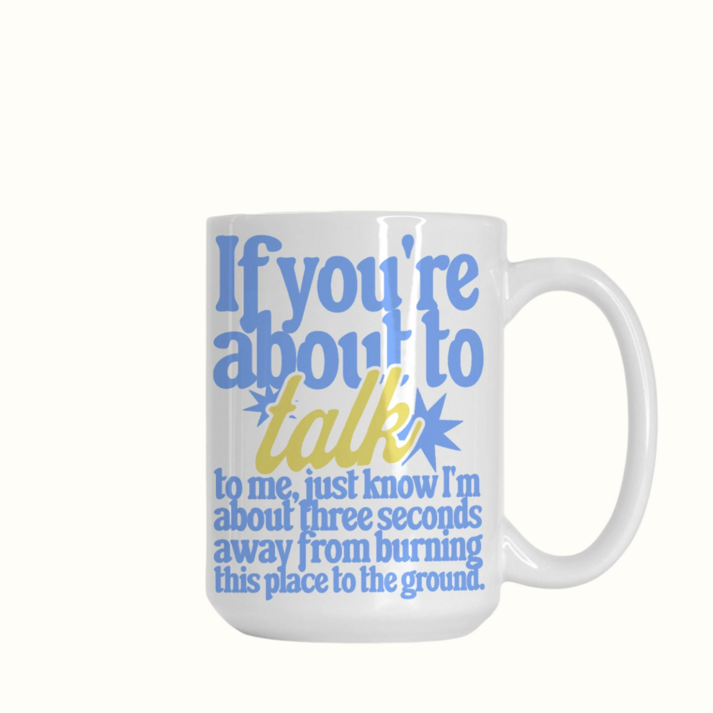 just know 15oz ceramic mug