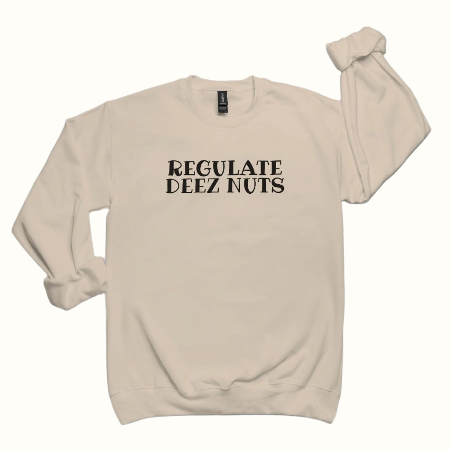 regulate deez nuts classic crewneck sweatshirt