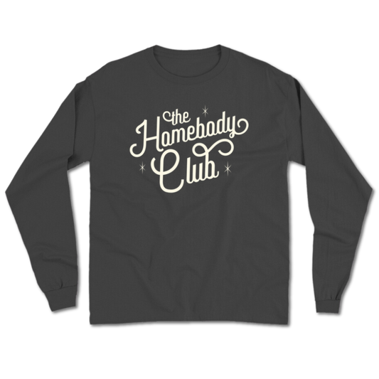 homebody club long sleeved vintage graphic tee