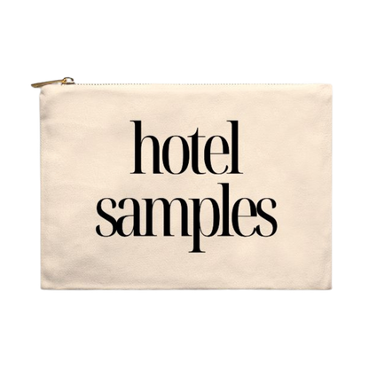 hotel samples flat pouch