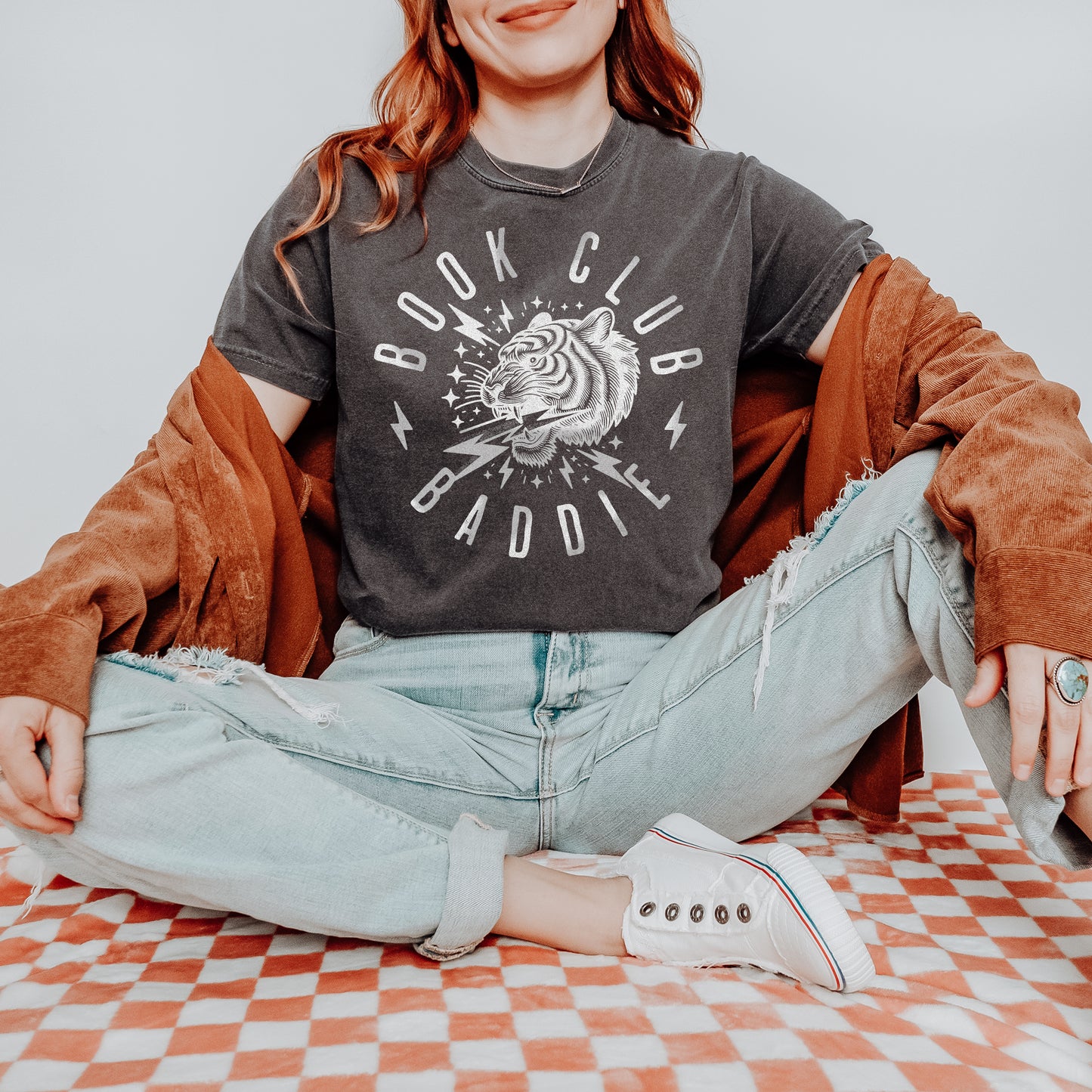 book club baddie vintage tee