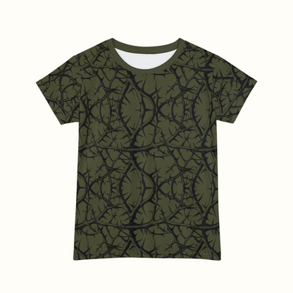 thorn prick patterned tee