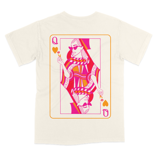 queen of hearts vintage graphic tee