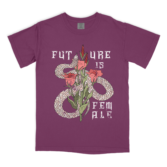 future is female vintage graphic tee