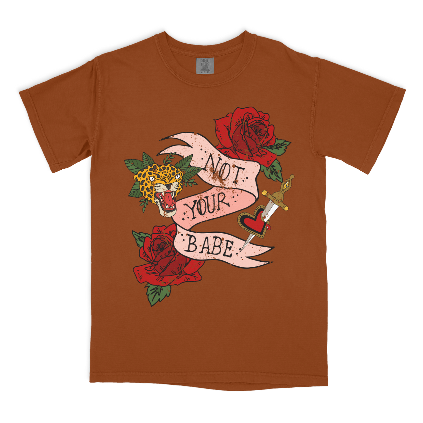 not your babe vintage graphic tee