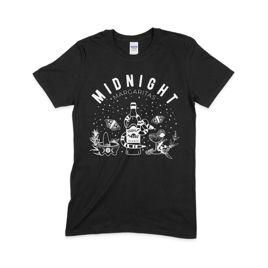 midnight margaritas classic graphic tee