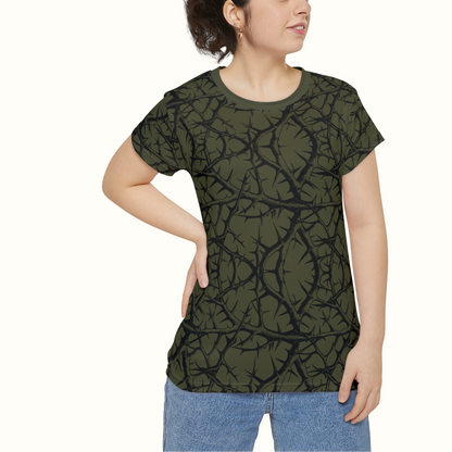 thorn prick patterned tee