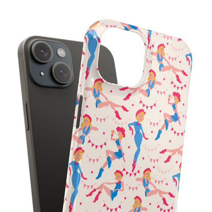 howdy boys slim phone case